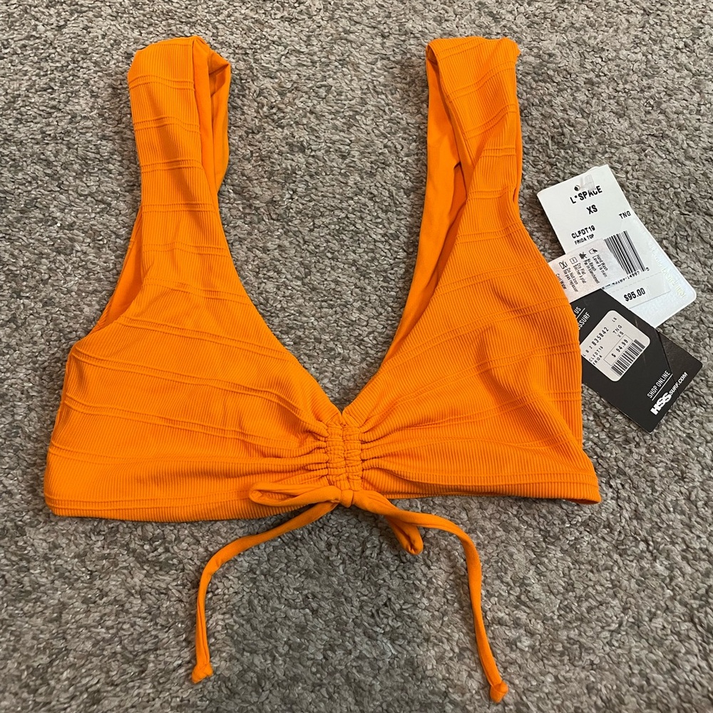 L space bathing suit top